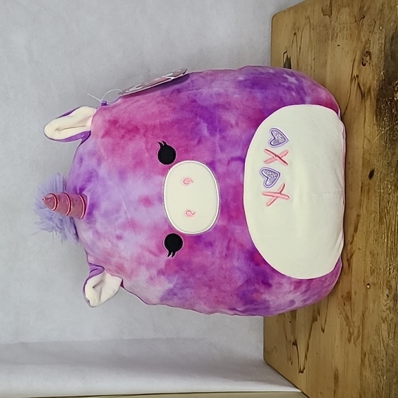 Squishmallows Other - "Lola" the unicorn V-Day 2023 Squishmallows NWT 12"